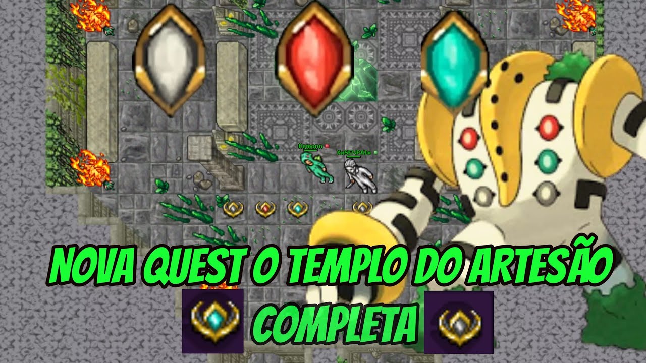 OT POKEMON NOVA QUEST COMPLETA  O {{TEMPLO DO ARTESÃO}}