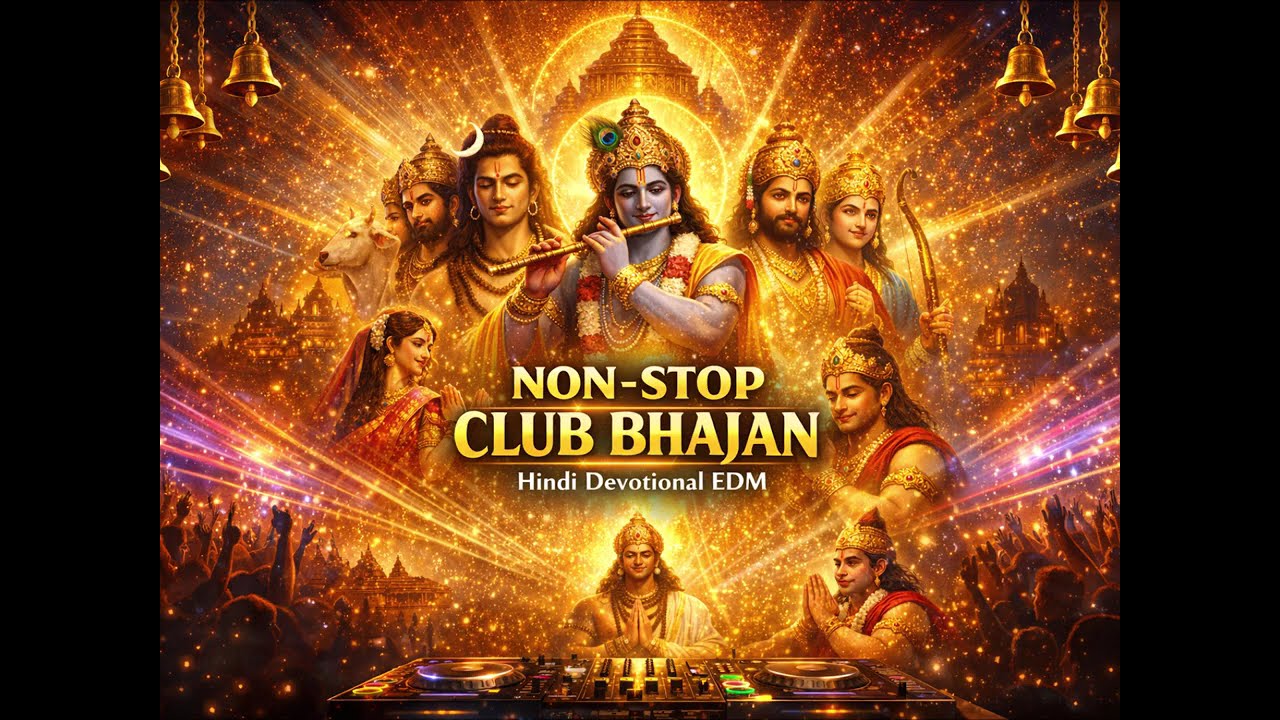 NON-STOP CLUB BHAJANS🎧| HINDI DEVOTIONAL EDM | Krishna • Shiva • Vishnu | Spiritual Dance Music 2026
