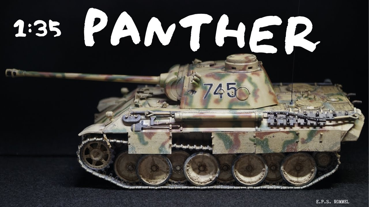 【プラモ制作】タミヤ 1/35 Ⅴ号戦車パンターD型