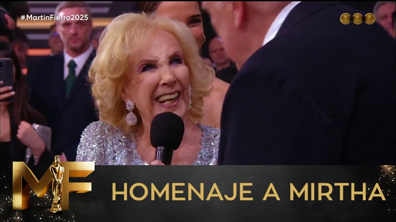 Gran homenaje a Mirtha Legrand - Martín Fierro 2025