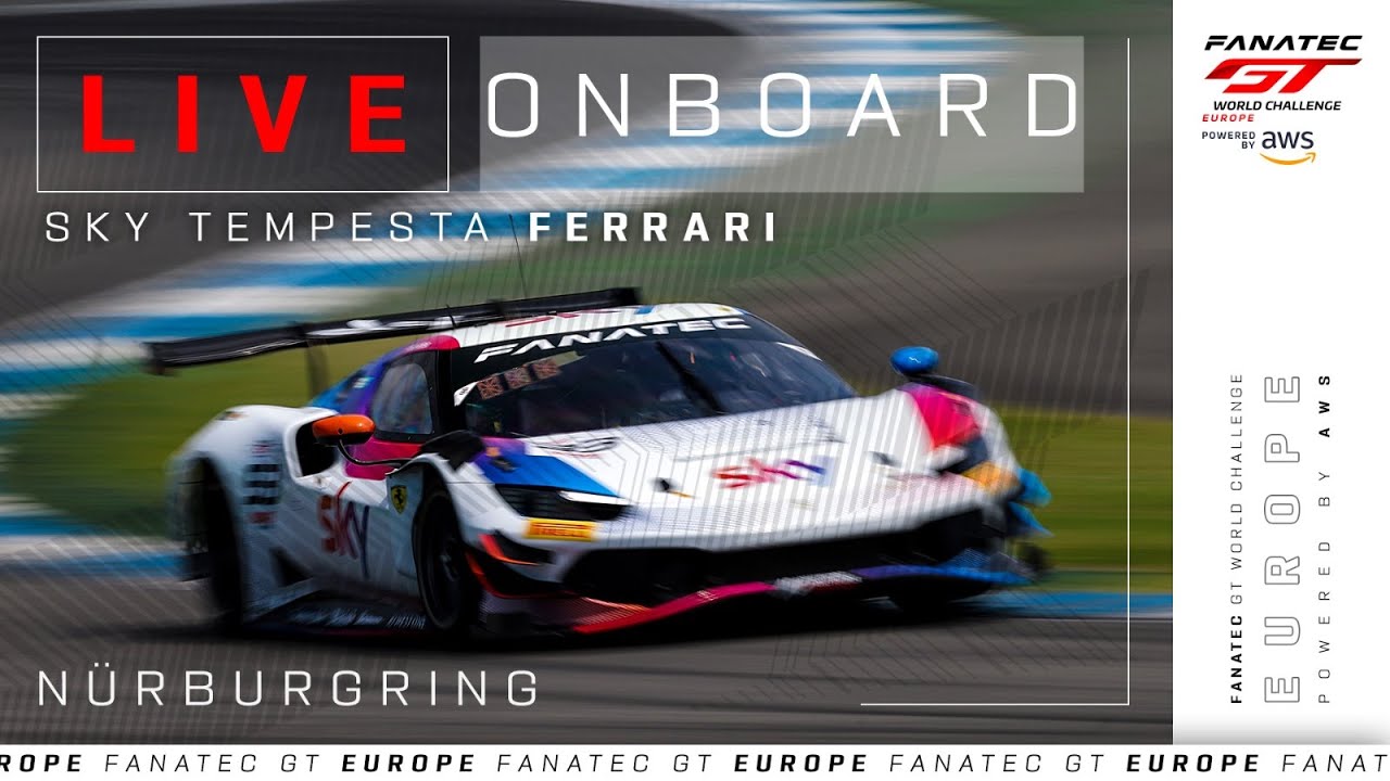 LIVE | Race | Onboard Car #93 | Nürburgring | Sky Tempesta Racing | Fanatec GT Europe 2024