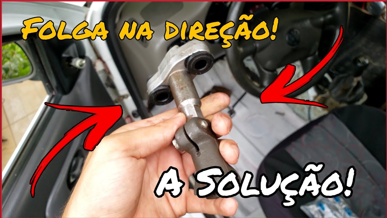 Folga na direção / barra de direção, troca das buchas *fácil* (GOL G2 AP 1.8 - G1, G3, G4)