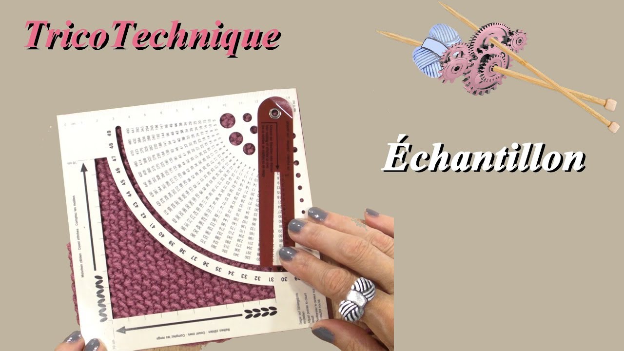Tuto tricot : Echantillon