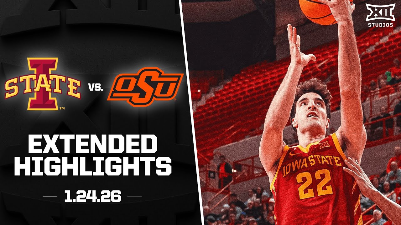 #9 Iowa State vs. Oklahoma State Extended Highlights | 2025-26 Big 12 Men's Basketball