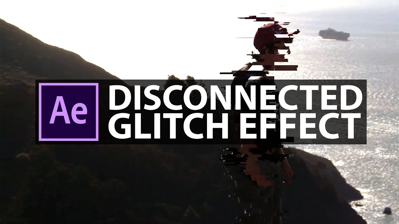 After Effects: эффект отключенного глюка!