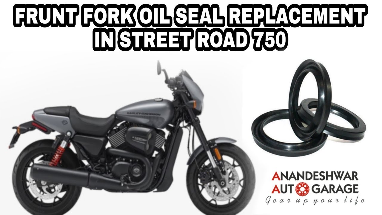 Frunt fork oil seal replacement in street road 750 || harley davidson || Anandeshwar auto garage ||