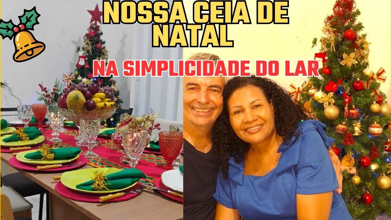 Do simples ao  encantador ✨ mesa posta de natal em família ✨