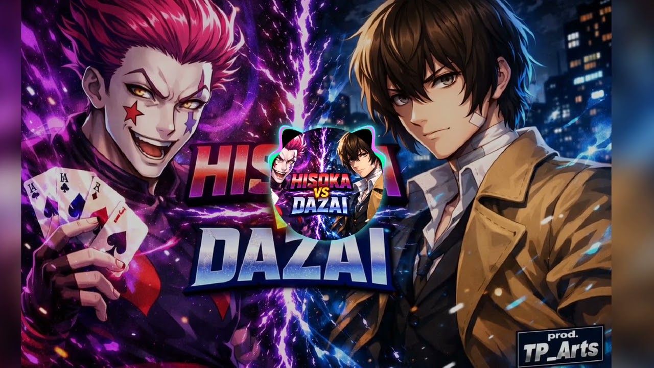 HISOKA 🃏 VS DAZAI 🔥 | RAP DE ANIME (Hunter x Hunter 🆚 Bungou Stray Dogs)