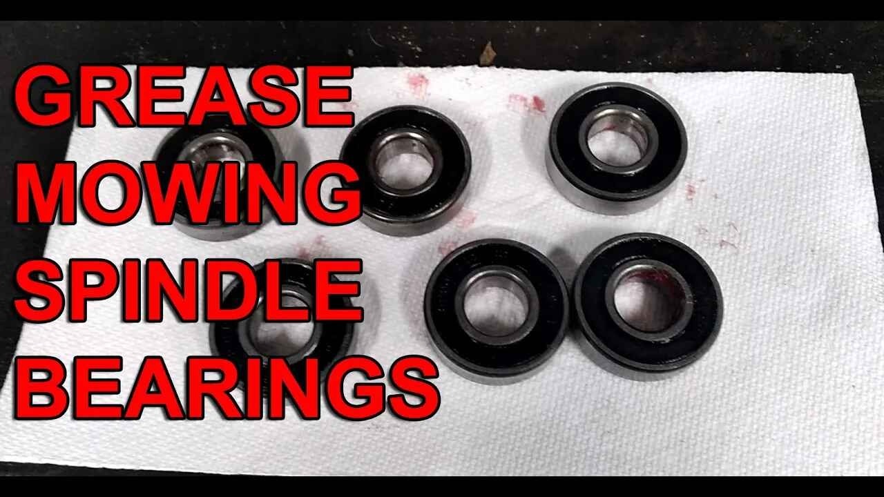 GREASE SPINDLE BEARINGS FOR MOWER DECK