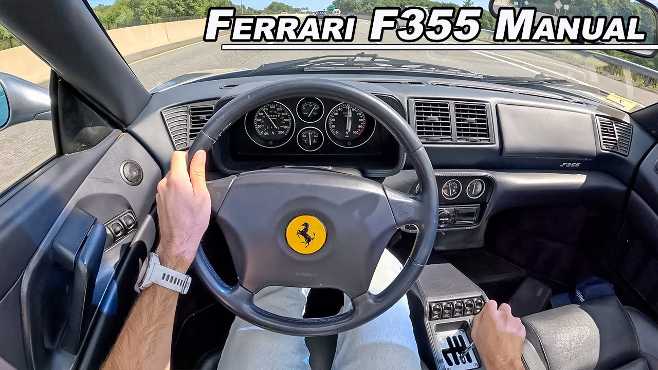 Ferrari F355 Spider 1998 года выпуска — механическая коробка передач с замком, 6 скоростей, 8500 ...