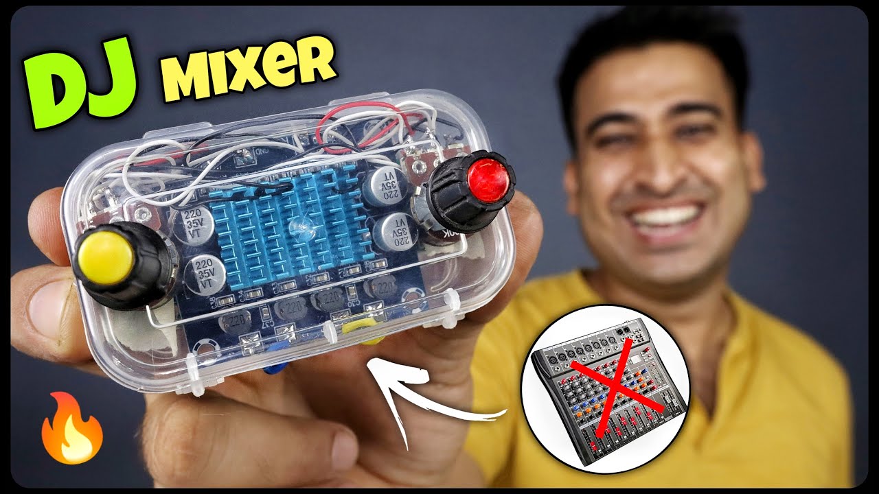 How To Make World's Smallest Bluetooth Dj Mixer At Home - इसे बनाओ उधम मचाओ