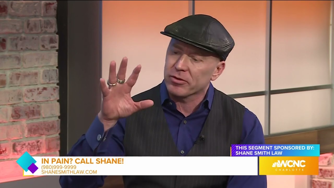 WCNC: Today's Legal Matter - Capturing the Scene of the Accident - In Pain? Call Shane!
