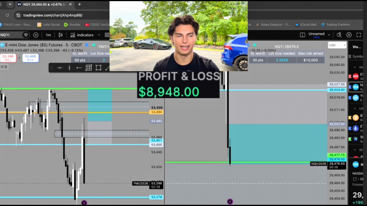How I Made +$10k Day Trading in 30 SECONDS (Live Trade)
