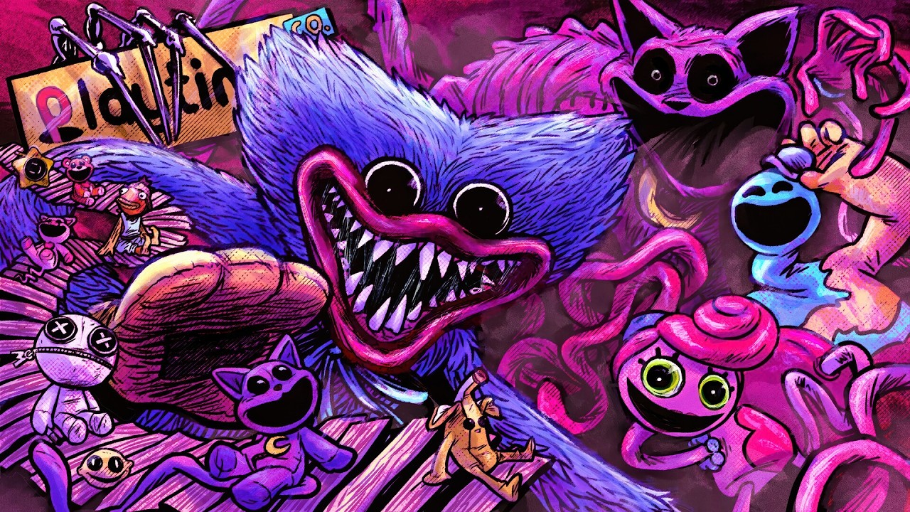 MARATONA POPPY PLAYTIME ATE ZERAR AO VIVO😱