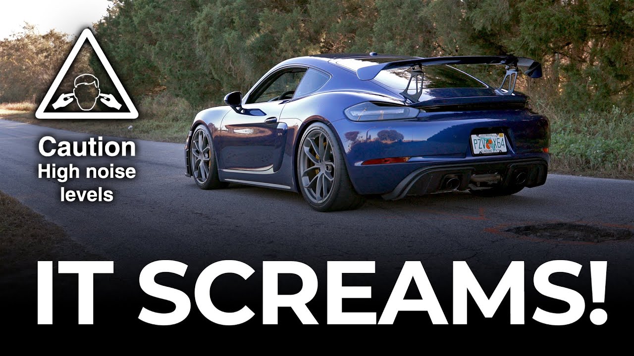 🔊 LOUD! Porsche 718 GT4: Soul Performance Comp Header / Over Axle / Valved Rear Section