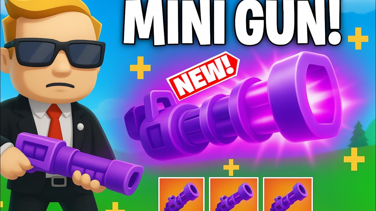 Battle Guys New Alpha 0.45: Trying the New Epic Minigun!