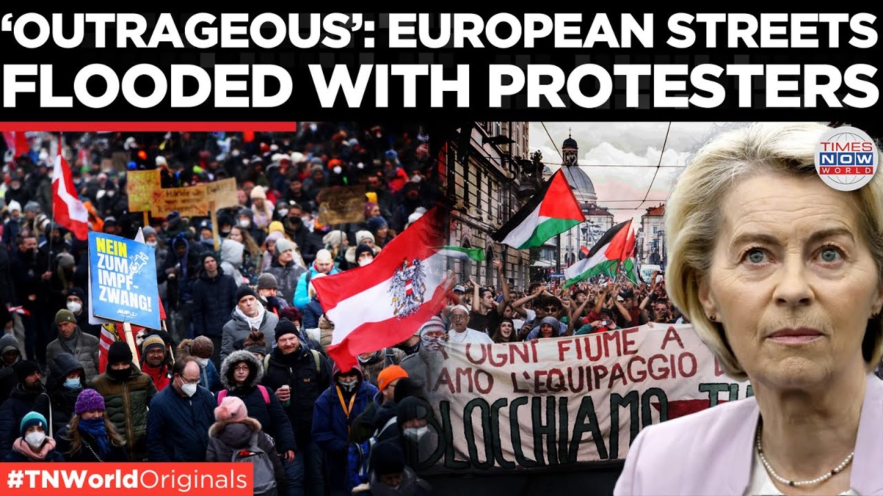 EUROPE ERUPTS: France, Italy, Germany Protest Governments In Solidarity With Gaza | Times Now World