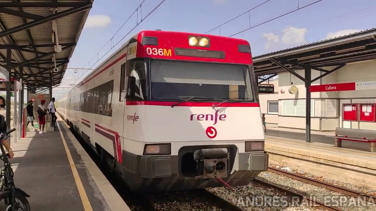 Estación de Cullera | Renfe Rodalia Valencia | C-1 | HD | MEDUSA