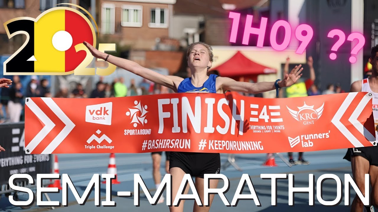 Je suis CHAMPIONNE de Belgique 2025 sur SEMI-MARATHON !!! Avec un record à la clé ?
