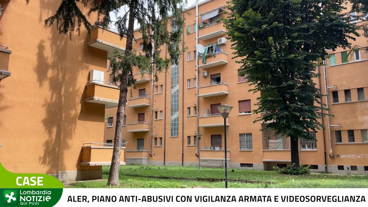 Case Aler, piano anti-abusivi con vigilanza armata e videosorveglianza