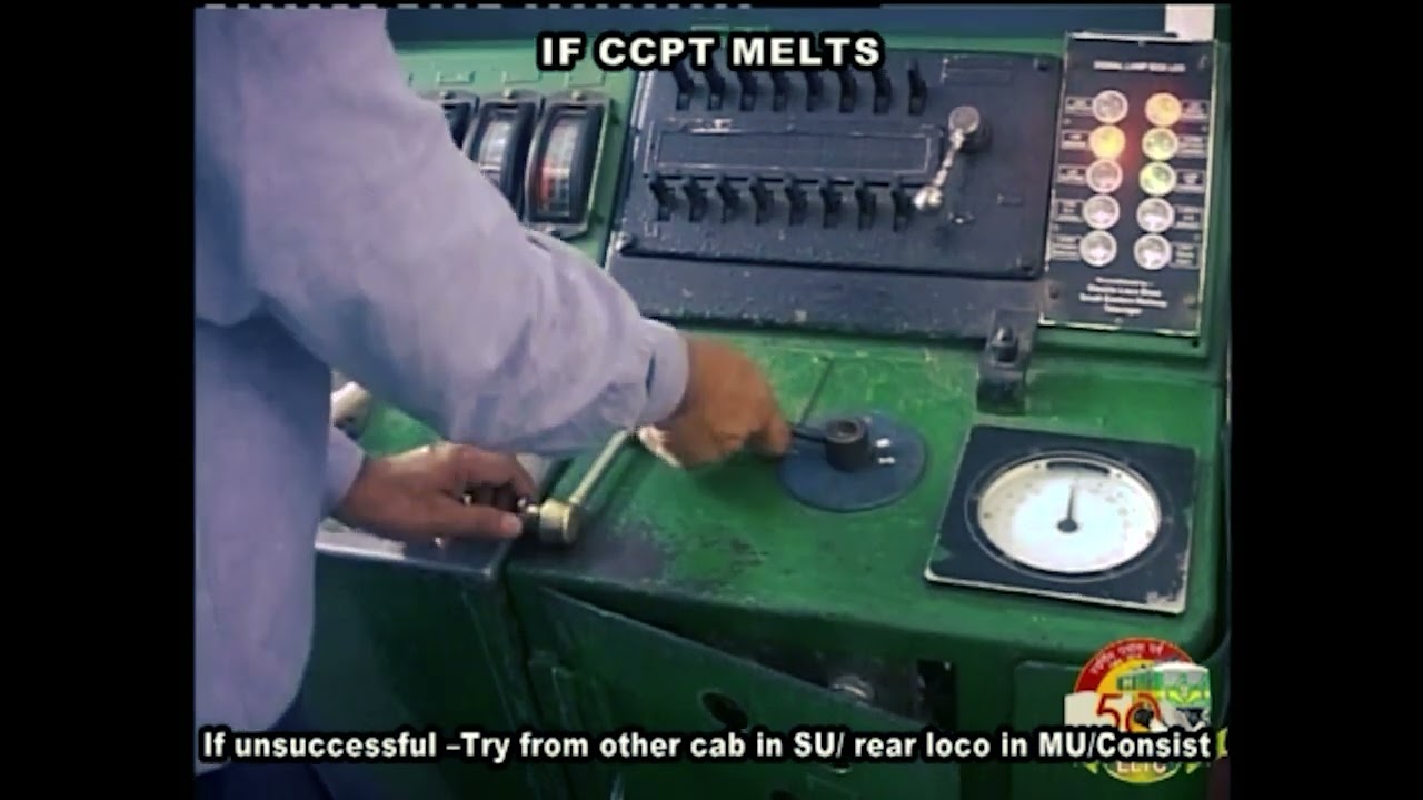 Troubleshooting CCPT Melts & Panto Not Raising in Conventional Electric Locomotive