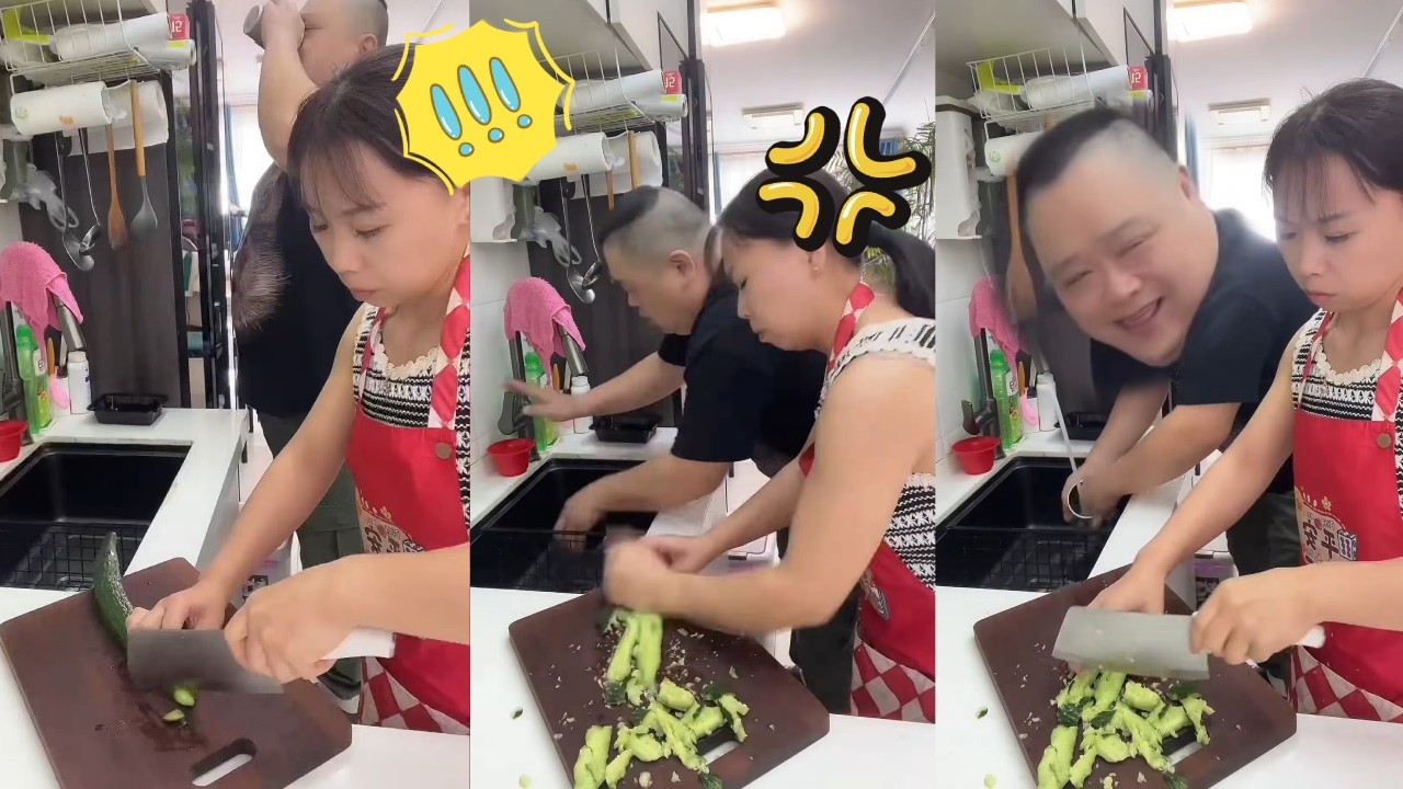 懒老公又不干家务，看来必须上点手段了，让他乖乖听话！【朱大帅and依美姐】