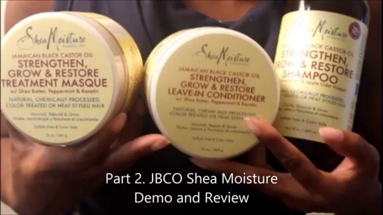 NEW!! Shea Moisture JBCO Demo and Review part. 2