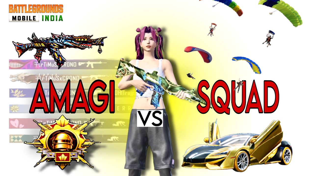 SOLO VS SQUAD CLUTCHS FOR BGMI GAMEPLAY | AMAGI LIVE CLUTCHS | BGMI PUBG / @viralvideo #tranding 