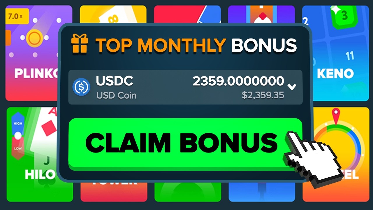 I CLAIMED MY TOP MONTHLY BONUS AND GAMBLED IT..