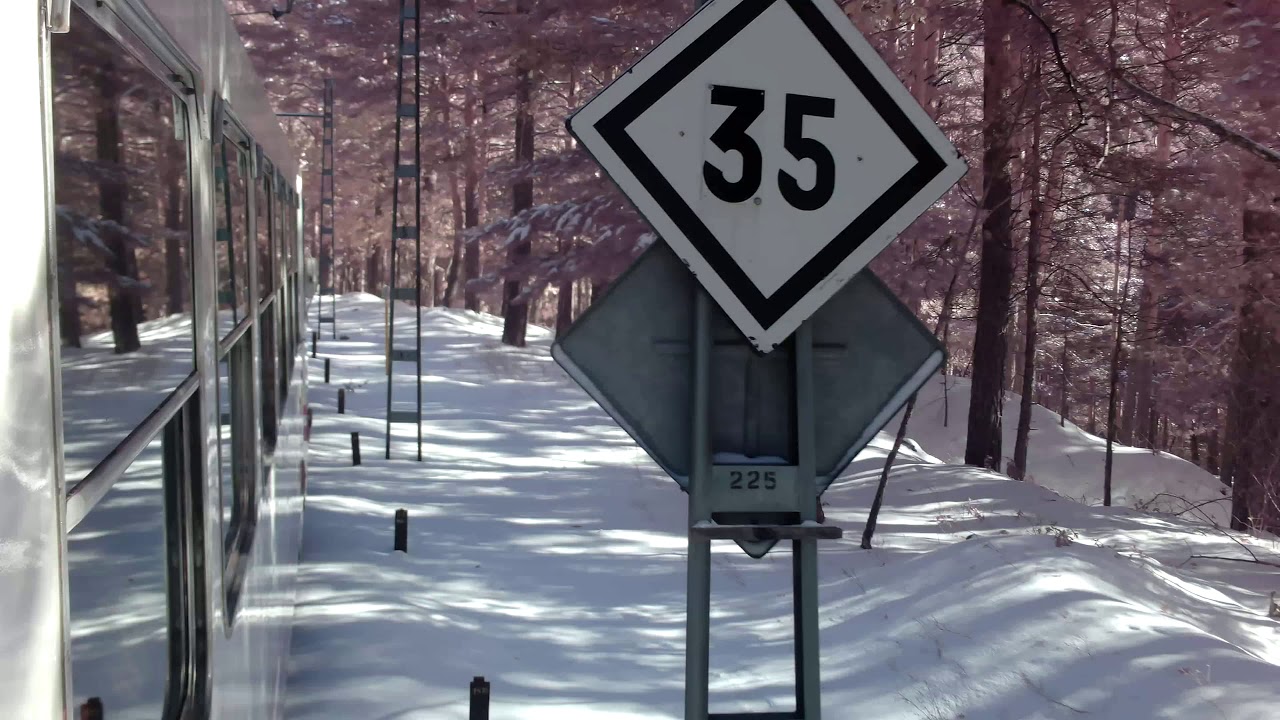 Tren de Cercedilla a Puerto de Navacerrada C9 sobre la nieve