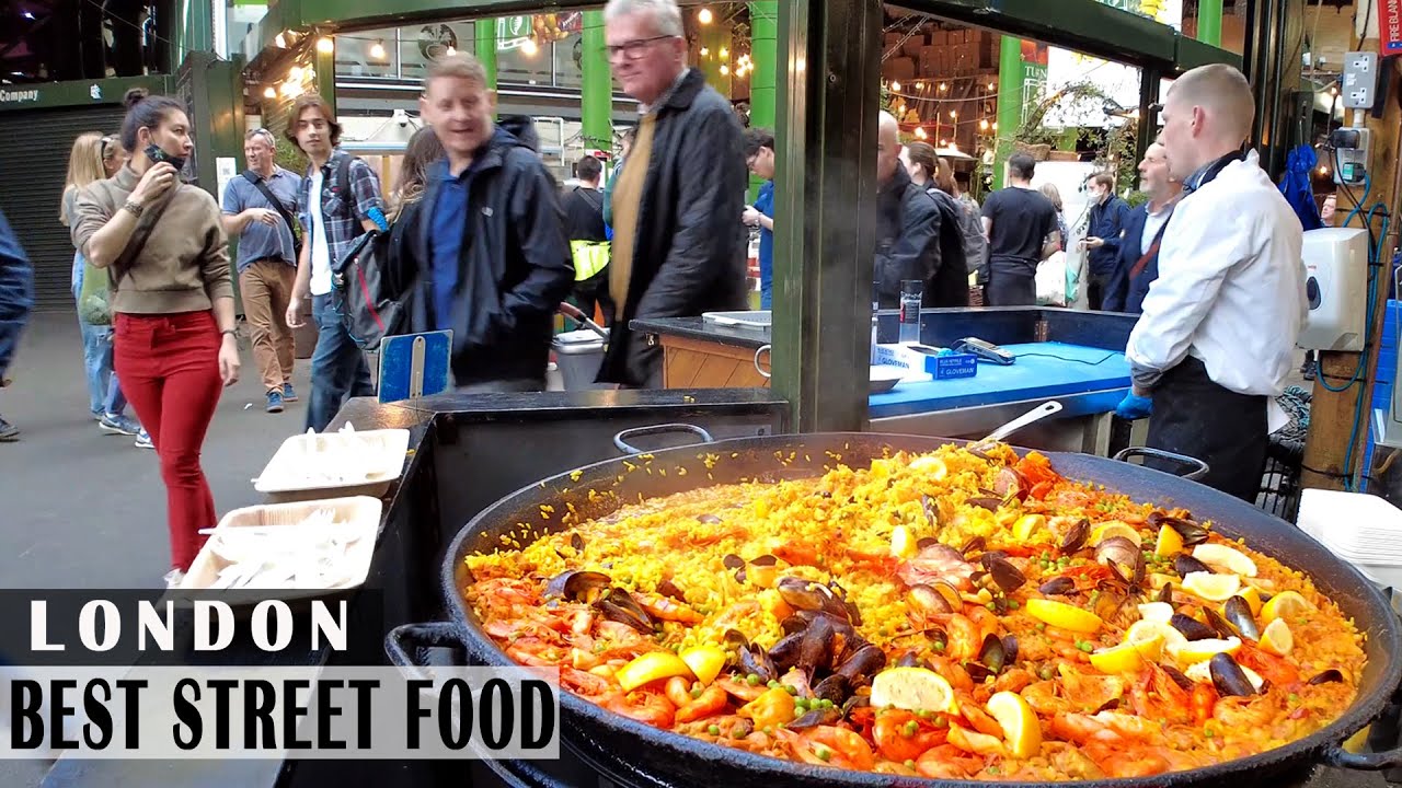 Street Food in London | Borough Market - Delicious Street Foods Market in London