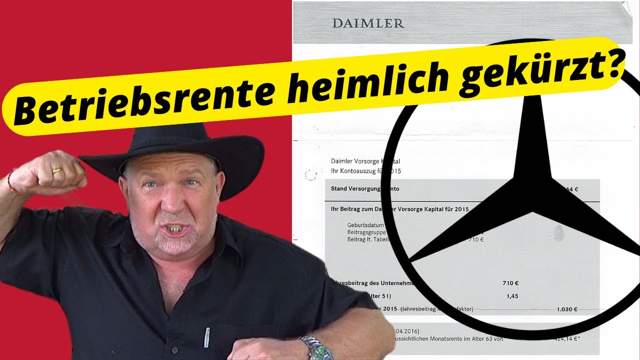 Schock beim Rentenkonto. 😲 20.000 € einfach weg! Die bittere Wahrheit über die Betriebsrente.