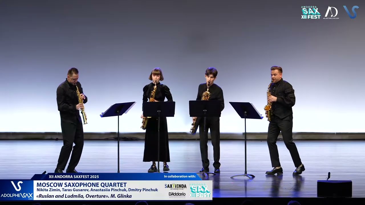 Moscow Saxophone Quartet plays &laquo;Ruslan and Ludmila, Overture&raquo; M. Glinka