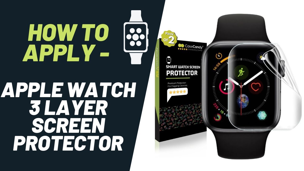 How To Apply SmartWatch 3 Layer Screen Protector - CaseCandy