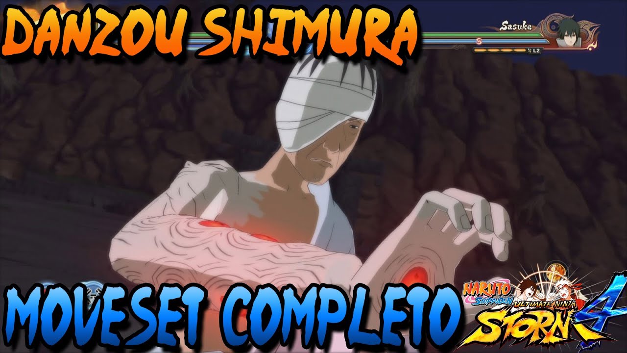 Naruto Storm 4: Danzou / Danzo Shimura Moveset Completo