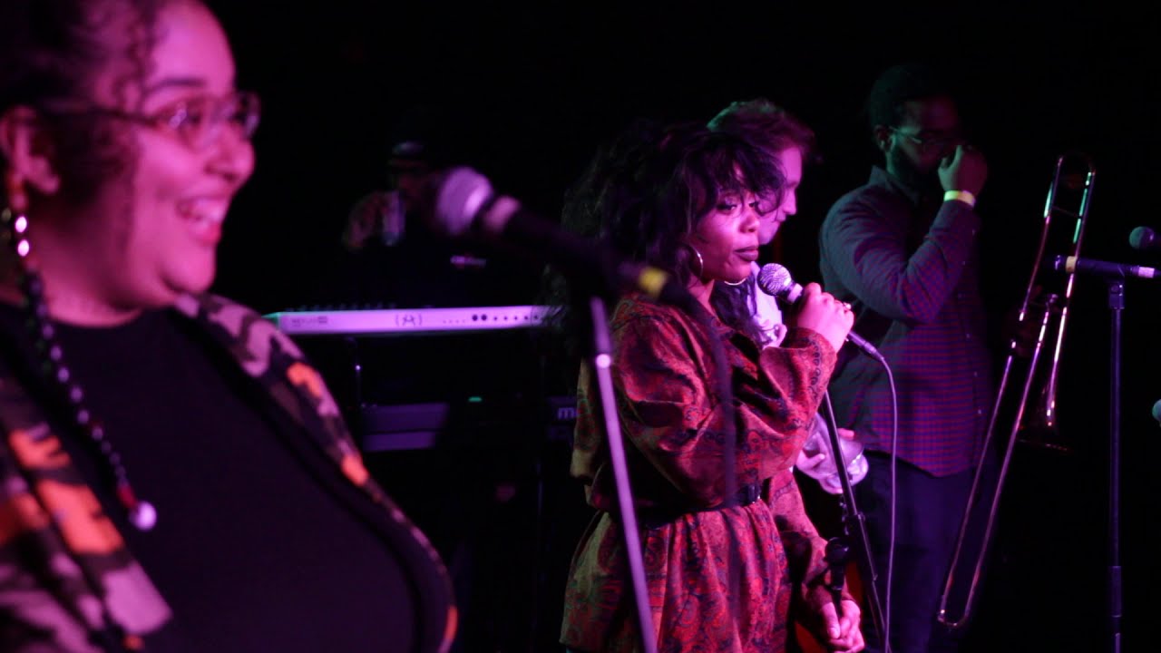 Rae.Dianz Performing at Underground Arts for the Square Root show.