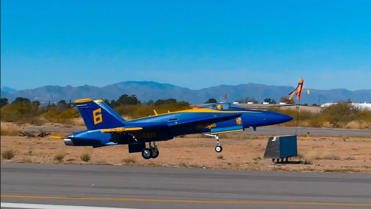Freewing F-18 Blue Angels 90mm Windy day