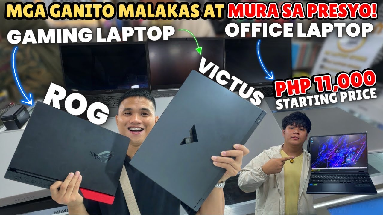 Bilihan ng Murang GAMING Laptop and Office Laptop Php 11,000 lang + May Discount kapa!