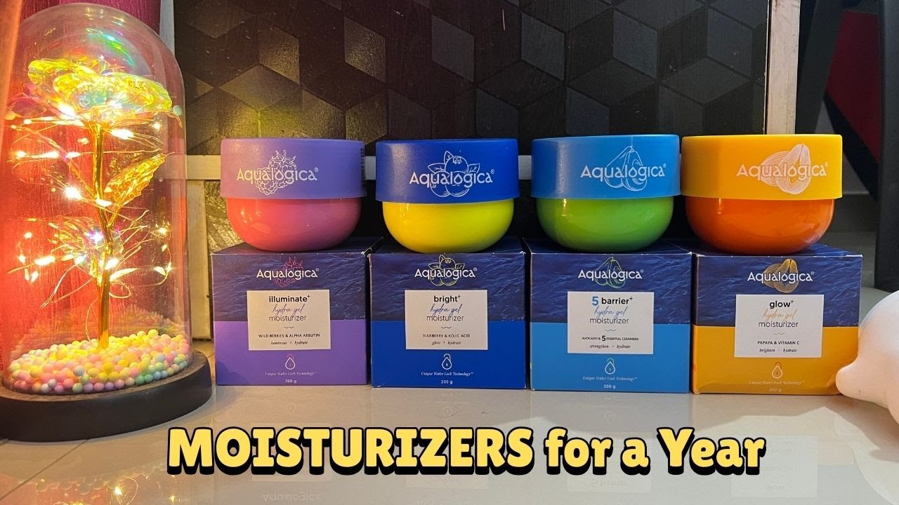 Moisturizers for a YEAR | Aqualogica Moisturizers | Aqualogica | Moisturizer | Unboxing