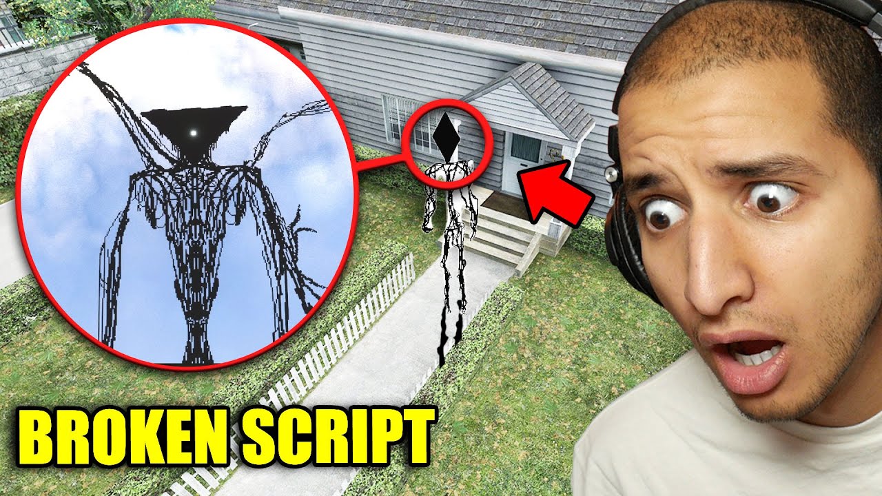 If You See BROKEN SCRIPT Outside Your House, RUN AWAY FAST!!