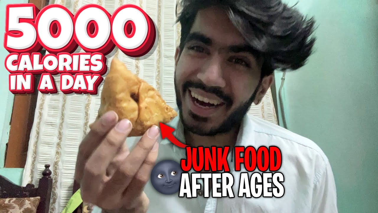 5000+ Calories Challenge | JUNK FOODDD🌚 | VaibhiSSJ