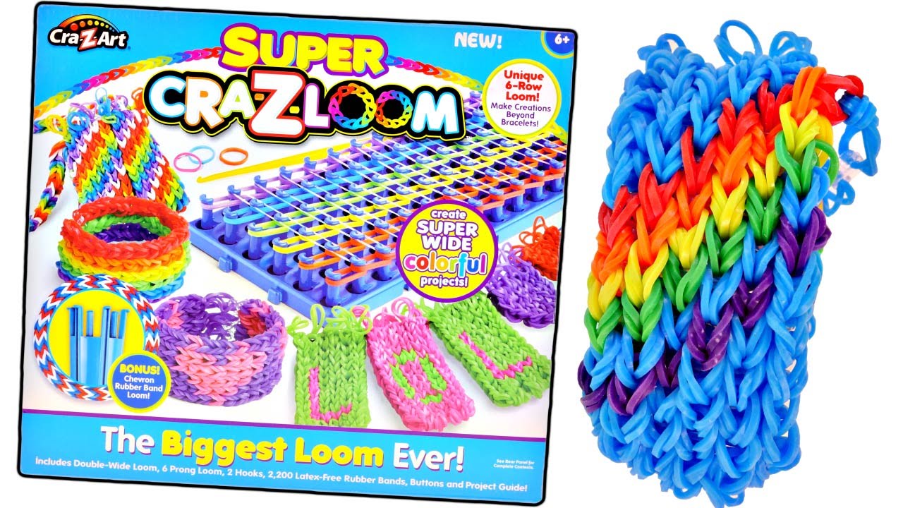 BIGGEST Craz-Loom EVER! Rainbow Loom Super Bracelet Kit by Craz-Art