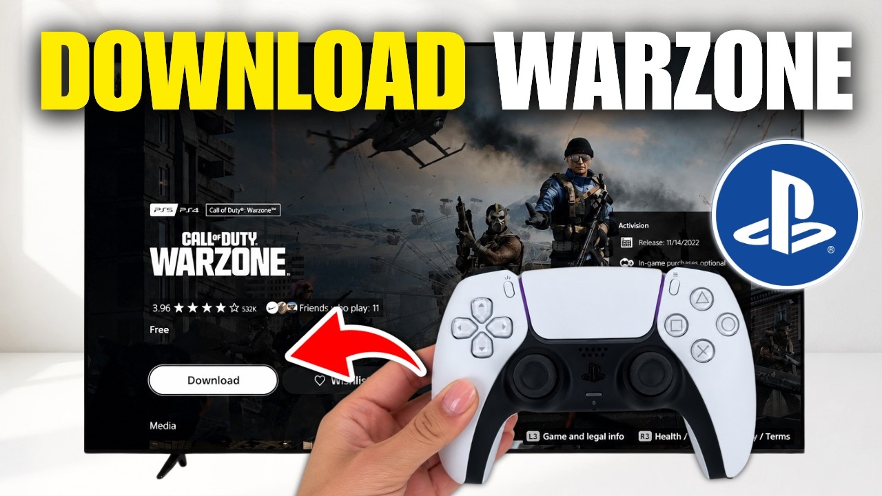 How To Download Warzone For FREE On PS5
