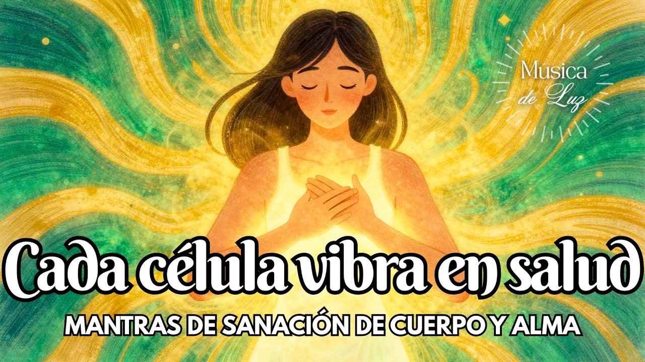 💚✨ CADA CÉLULA VIBRA EN SALUD | Mantras para Sanar el Cuerpo y el Alma 🌿🌟