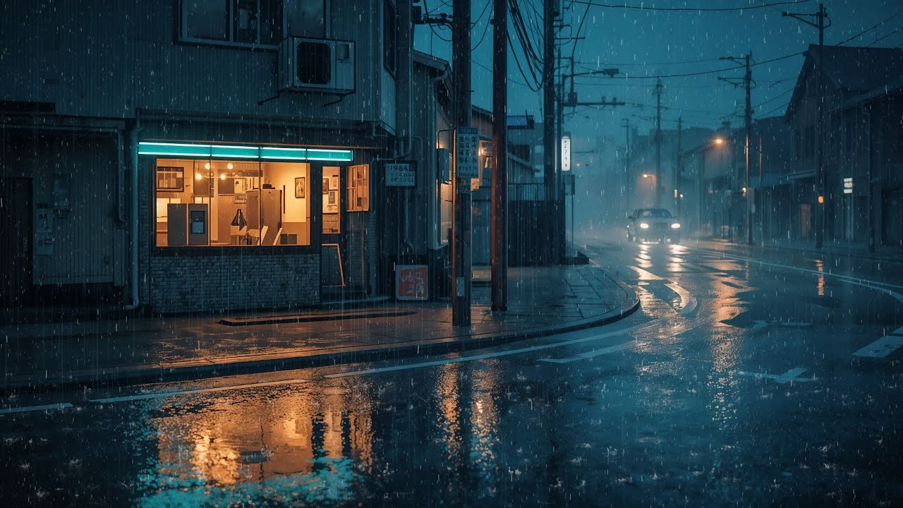 Tokyo After Midnight 🌙 Rain-Soaked Lofi Ambience for Deep Focus
