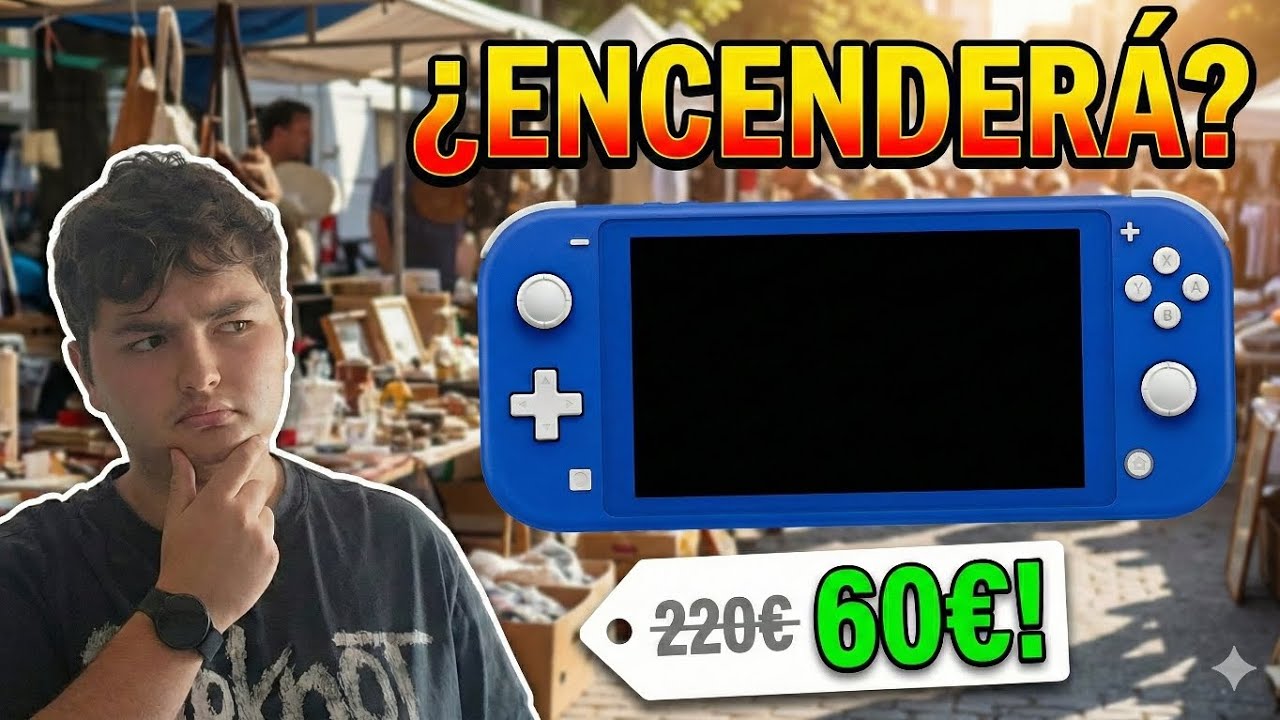 Switch Lite a 60€: ¿Estafa o Chollo del Rastro? 