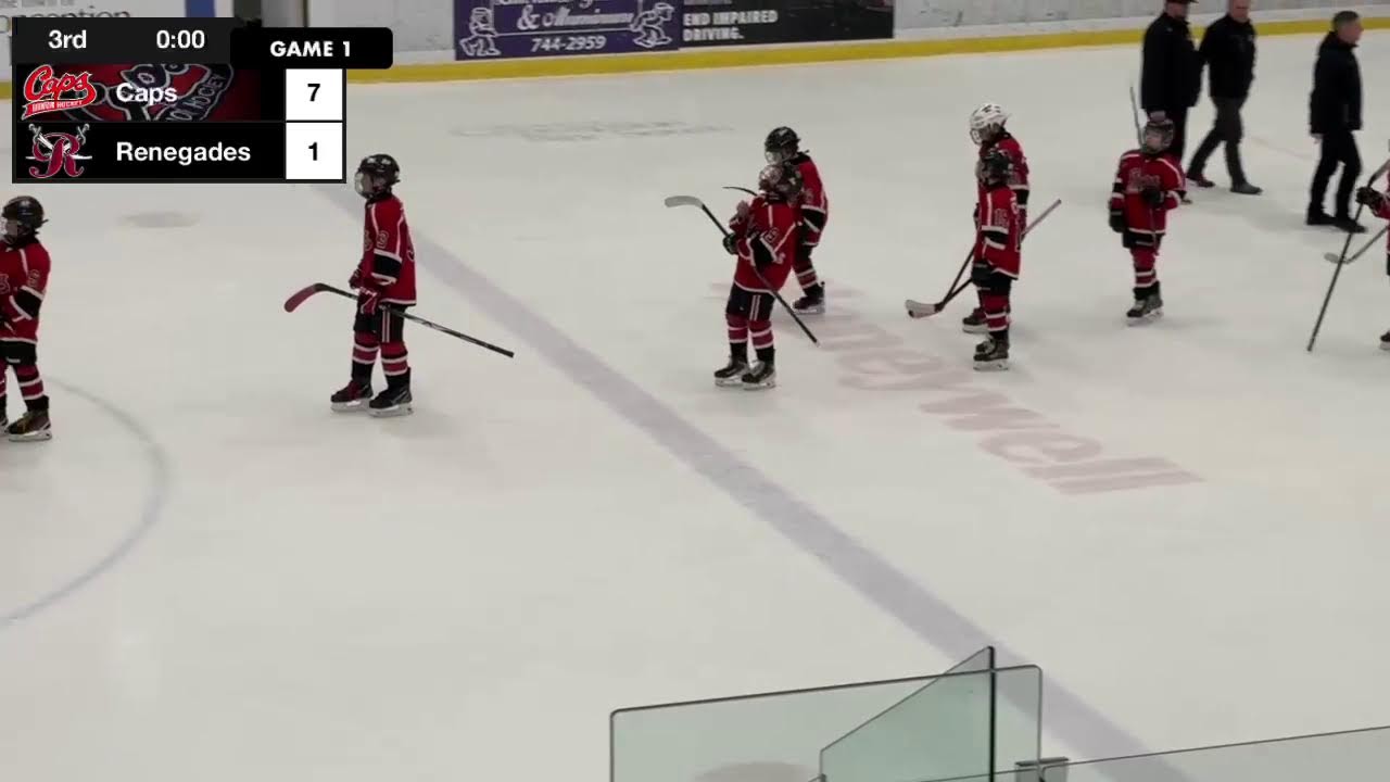 DJHL Playoffs U11A - Caps vs Renegades