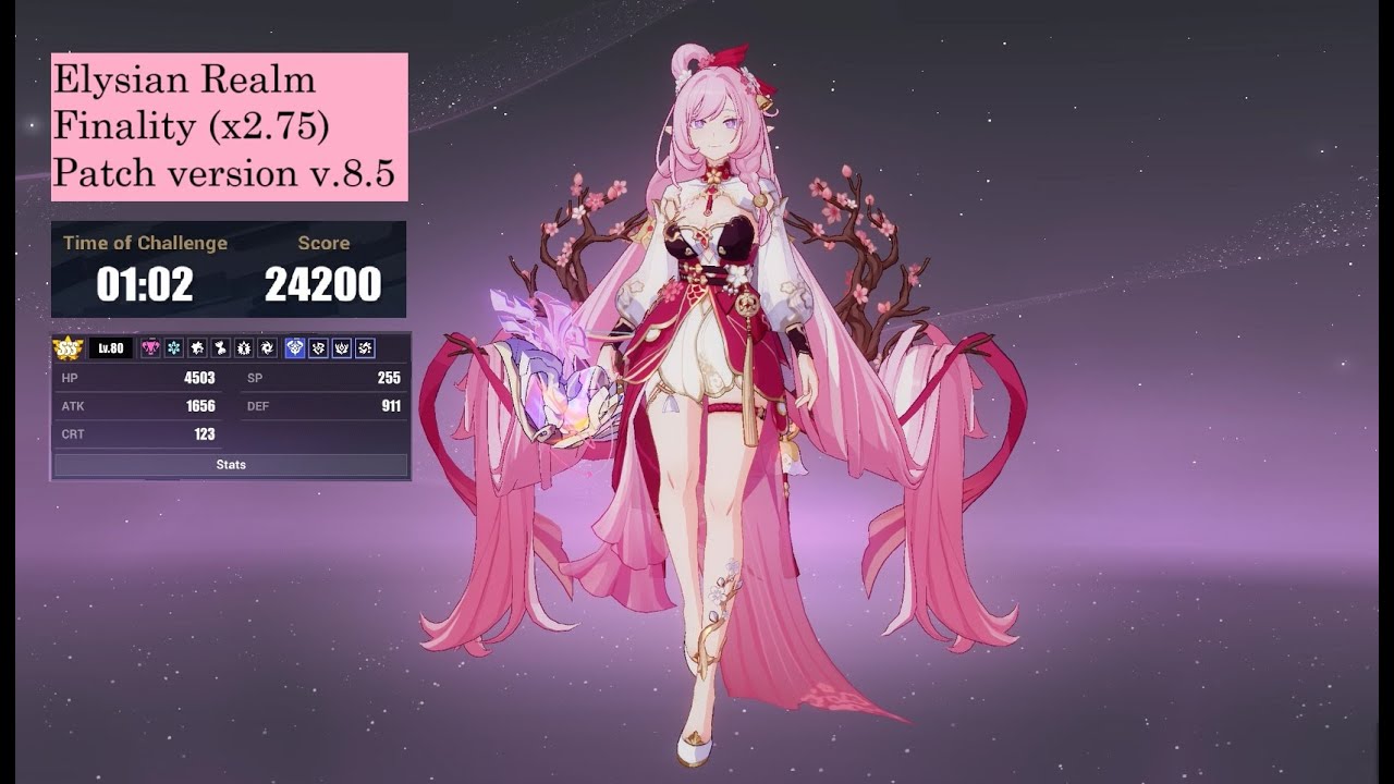 Elysian Realm Finality v.8.5 (×2.75) Elysia Herrscher of Homan : Ego with New Divine Key Fast Ulti.