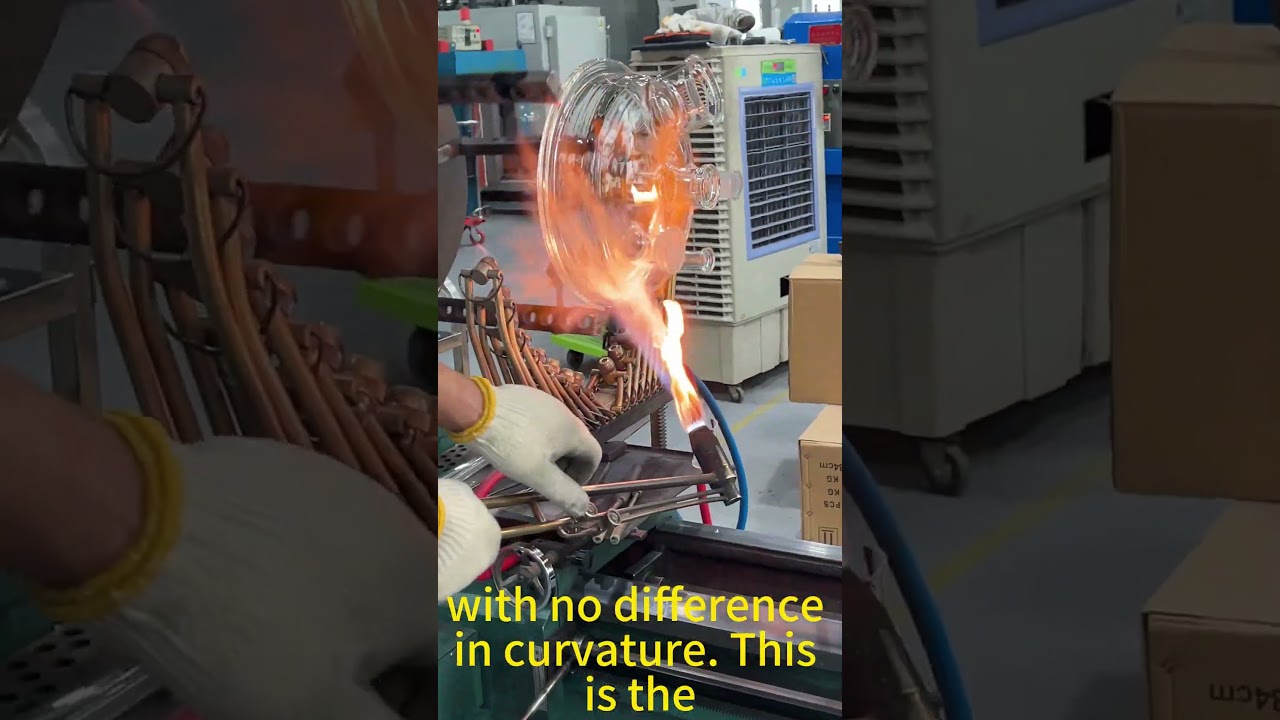 Behind the Scenes: Glass Vessel Lids Fabrication for Chemical Reactors#LabEquipment #Borosilicate
