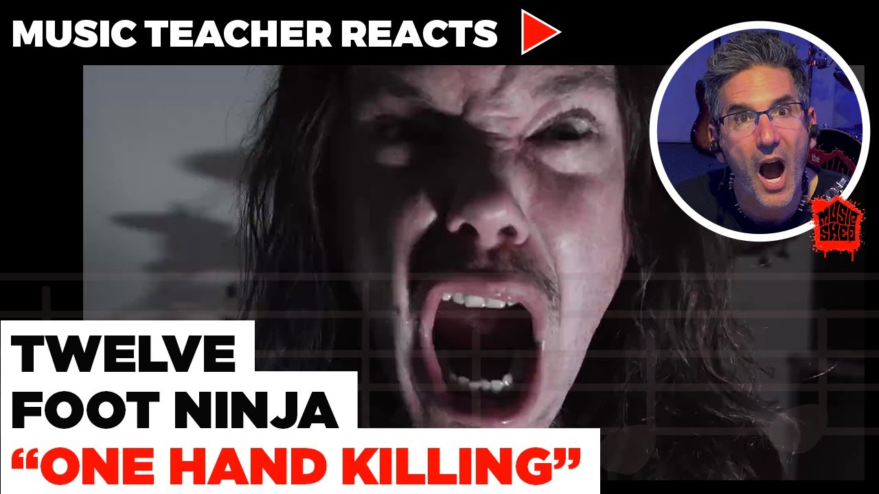 Music Teacher Reacts to Twelve Foot Ninja "One Hand Killing" | Music Shed #58